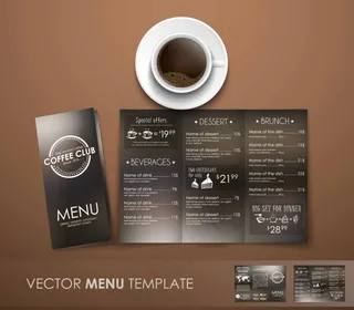 咖啡厅价格目录