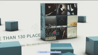 立体魔方视频展示AE模板