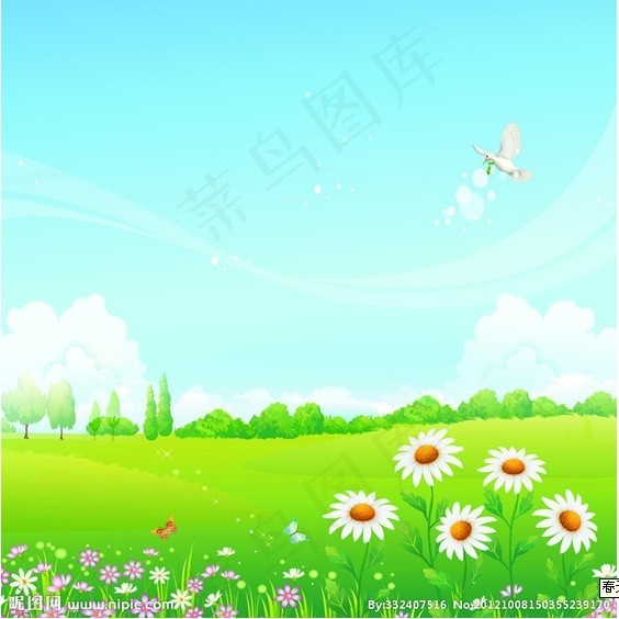 春天cdr矢量模版下载