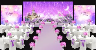 婚礼舞台背景