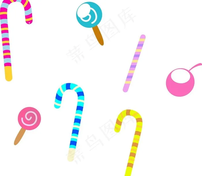 卡通拐杖图片cdr矢量模版下载