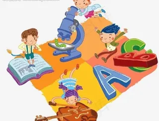 手绘儿童插画图片