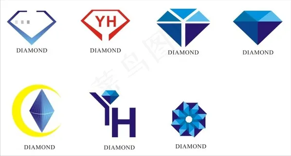 钻石logo设计CDR矢量图下载