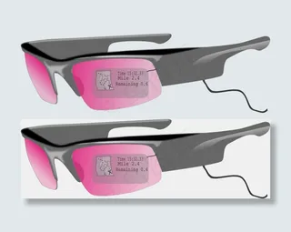 随着GPS的剪辑艺术玻璃