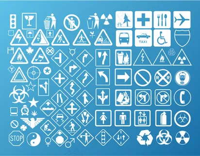 公共标志大全矢量素材