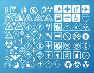 公共标志大全矢量素材