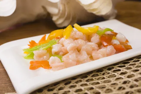 彩椒炒虾仁 彩椒炒虾仁