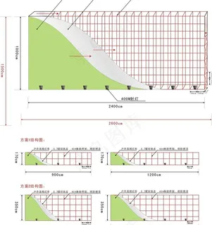 广告牌结构图（未转曲）图片