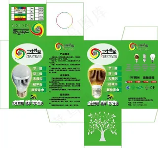 灯具包装盒图片