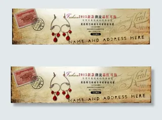 欧美风饰品海报