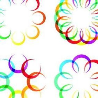 黑色和白色标志矢量集03