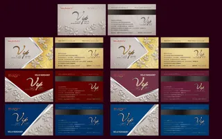 高级名片模板会员卡高清psd分层 ...