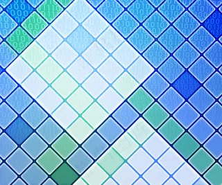 蓝色的二进制数据的背景