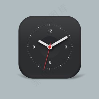 一个手机时钟ICON图标