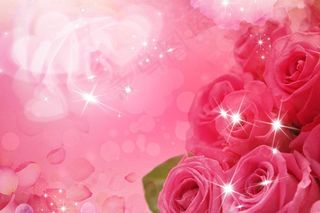 梦幻背景 花朵图片