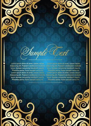 古典华丽欧式花纹图片