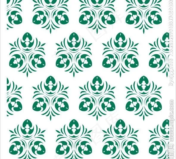 欧式底纹图片ai矢量模版下载