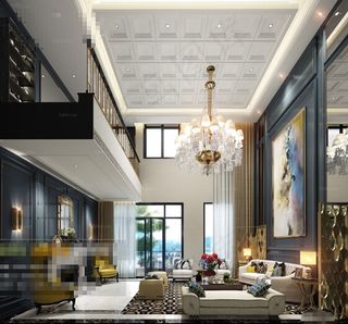 欧式室内居住空间