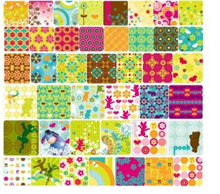 迪士尼花纹背景图片