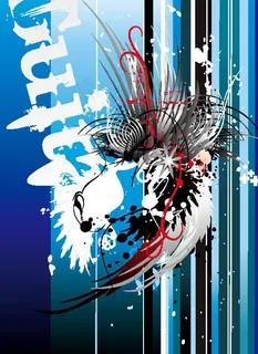 绚彩广告背景图片