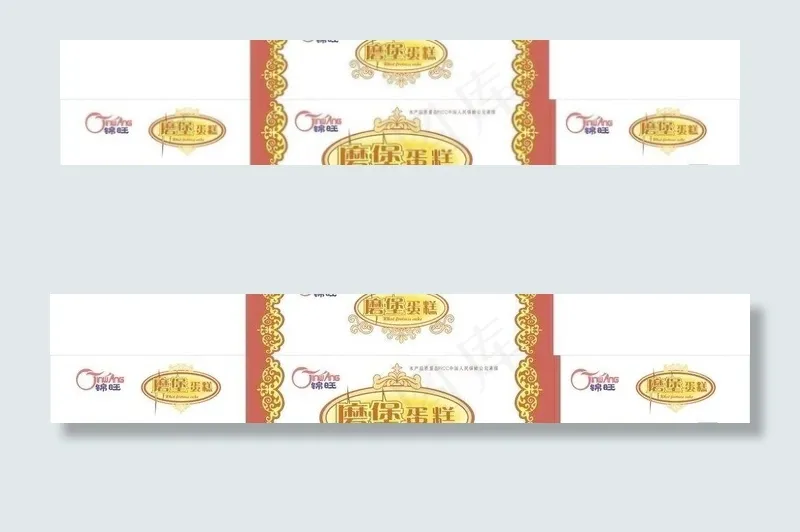 蛋糕包装图片cdr矢量模版下载