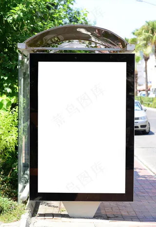 公交站广告牌
