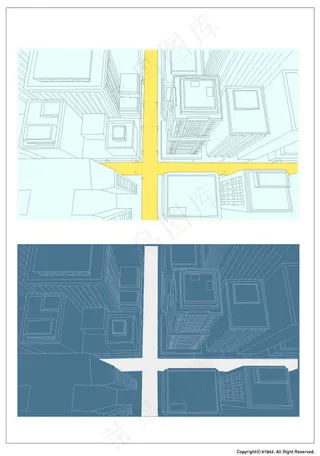 建筑顶视图背景下载