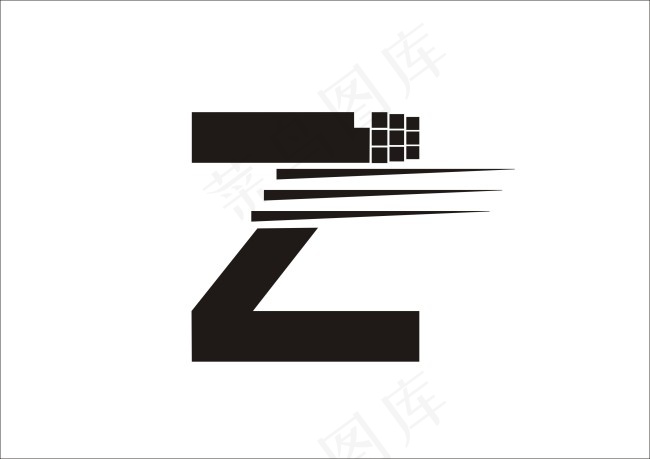 Z字母创意艺术字cdr矢量模版下载