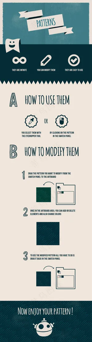 手绘圣诞装饰图案