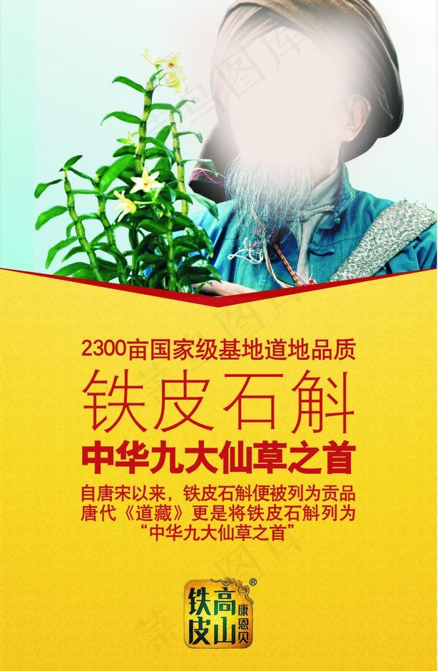 铁皮石斛图片cdr矢量模版下载