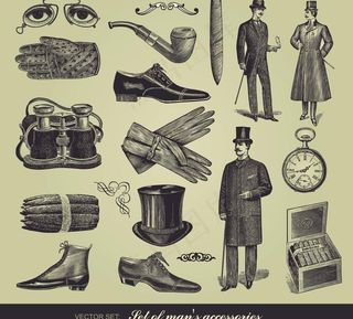 手绘怀旧欧式复古背景图片