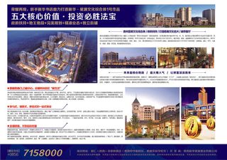 原创精品商业地产dm宣传单设计