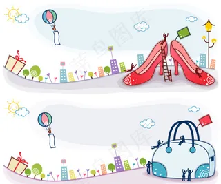 背景插画设计素材