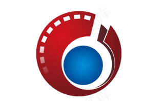 彩色云雾粒子logo展示模板