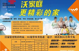中国联通 沃家庭图片