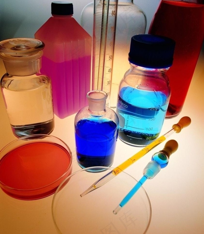 吸管 杯 试验用品 药水 血样 医...