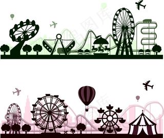 游乐场里的施设