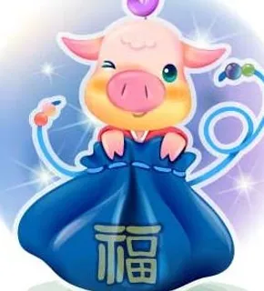 2007最新韩国新春情侣猪矢量图2...