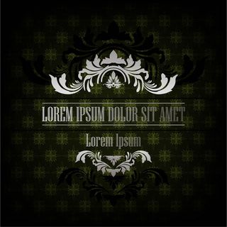 欧洲式的装饰图案的接地线