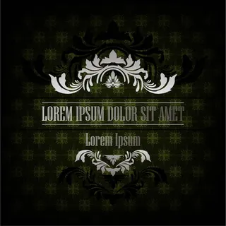 欧洲式的装饰图案的接地线