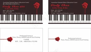 钢琴音乐名片