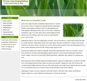 简单绿色清新模板图片