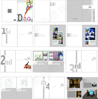 个人作品集设计模版