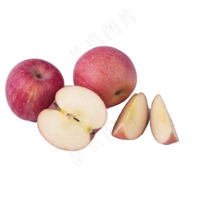 红色的苹果免抠图(2000×2000像素/300dpi)psd模版下载