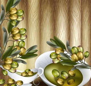 青果 木质背景图片