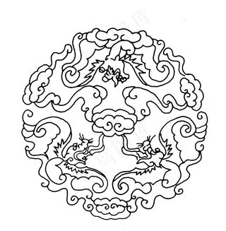 祥云花纹图案