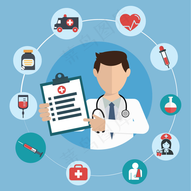 医学背景的设计