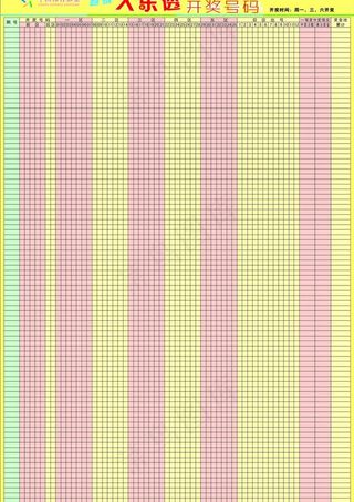 大乐透走势图图片