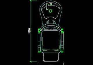 美容美发接待台、工作台装修施工图纸...