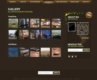 欧美商务网站模板图片